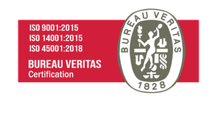 Certificación Bureau Veritas ISO 9001, ISO 14001, ISO 45001